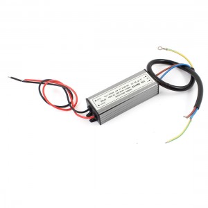 Waterproof Driver Power Supply AC85-265V to DC24-42V for (8-12)x3W LED
