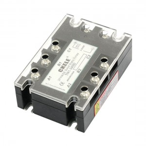 3-32VDC/480VAC 40A DC to AC 3 Phase SSR Solid State Relay w Indicator Light