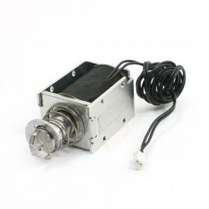 1mm 2900g Spring Plunger Pull Type Electromagnet Solenoid DC 24V 45W