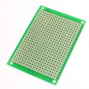 50mm x 70mm Panel Single Side Tin PCB Circuit Board Stripboard Green
