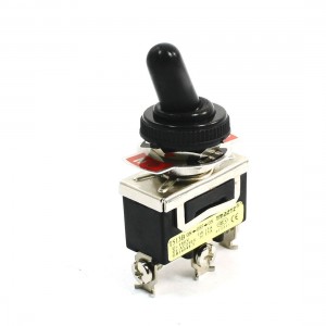 380V 15A Waterproof ON-OFF-ON 3 Terminals SPDT Locking Toggle Switch