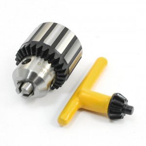 Accurate Key Type 0.6-6mm Capacity Rotary Spanner Drill Chuck Black