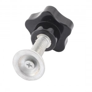 10mm Diameter Male Thread 58mm Height Star Head Clamping Knob
