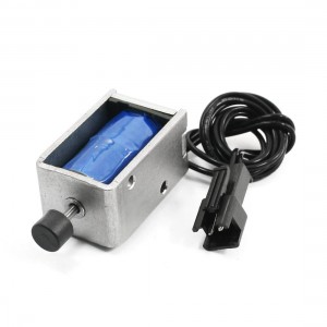 DC12V 2.4W 0mm 500g Push Type Force Tubular Solenoid Electromagnet