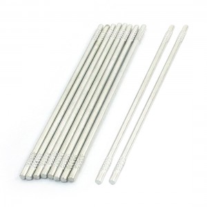 RC Plane Model 78mm x 2mm Stainless Steel Ground Shaft Round Rod 10Pcs