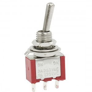 2A 250VAC 5A 120V AC ON/ON SPDT Miniature Toggle Switch