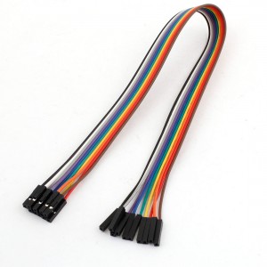 Colorful 10 Pins F/F Female to Female Wire Jumper Cable Line Connector