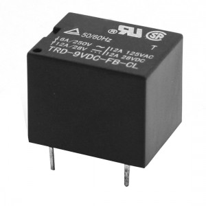 DC 9V Coil Voltage 5 Pin SPDT PCB Board Plug In Power Relay