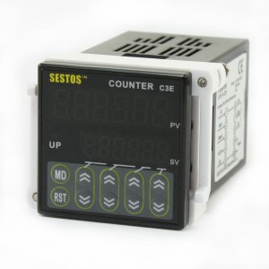Digital Counter 0.001-99.999 6 Digitals Preset Scale Switch C3E-R-220 Relay