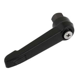 8mm Dia.Thread Metal Machine Fixing Adjustable Handles Black