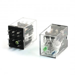 2pcs HH53P DC 24V Coil Volt 3NO 3NC General Purpose Magnet Power Relay