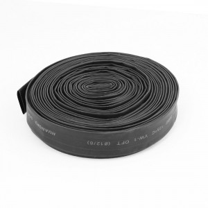 12 Meters Black Polyolefin 12mm Dia Heat Shrink Shrinkable Tube Pipe