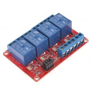 Optocoupler High/Low Level Relay Module 12VDC 4Channel for ARM DSP AVR