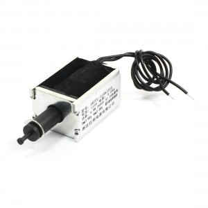 DC110V 0.09A 2mm 900g 6mm 300g Open Frame Pull Type Solenoid Electromagnet 9.9W