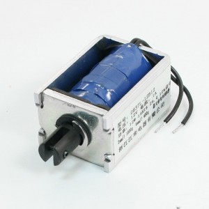 DC12V 12W Linear Pull Type Solenoid Electromagnet 2mm 1000g 6mm 400g