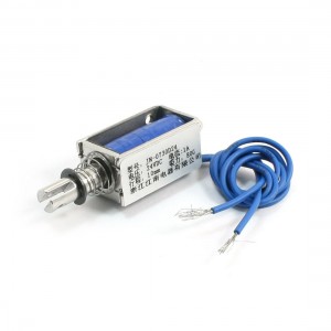 DC24V 1A 10mm Stroke 80g Force Tubular Electric Solenoid Electromagnet