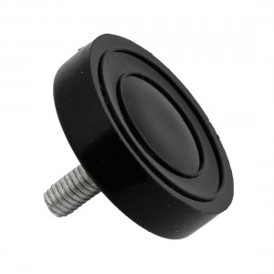 6mmx16mm Male Thread 34mm Dia Round Thumb Screw Knob