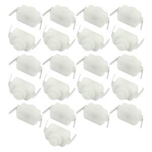 21 Pcs 12x8x8mm Round Push Button 2 Terminal DIP PCB Momentary Tact Switch