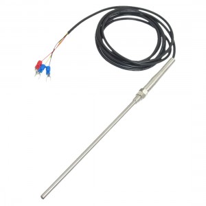 PT100 0-400 Celsius 3-Wire Thermocouple Probe Sensors 2M 6.6Ft