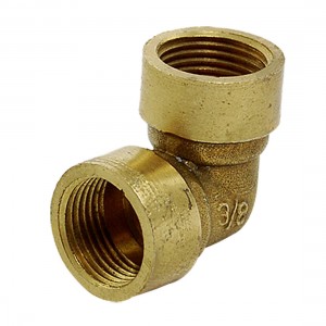 90 Degree Female Thread Hose Fittings Brass Pipe Elbow