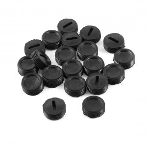 20PCS 13mm Diameter Plastic Carbon Brush Screw Holder Cap