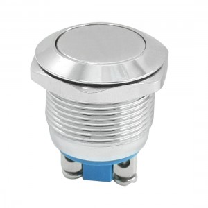 24V 3A SPST 1NO Momentary Control Stainless Steel Push Button Switch