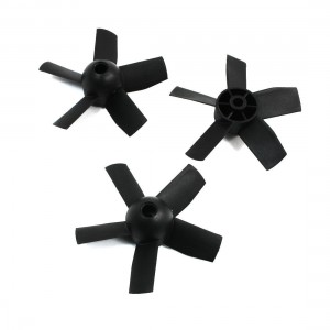 3PCS 28mm Hub Thick 89mm 5 Blades Ducted Fan Propellers Black