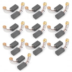 20 Pcs 14mm x 8mm x 5mm Replacement Washing Machine Motor Carbon Brushes