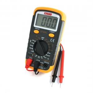 DT-830L AC DC Voltage Current Resistance Test Digital Multitester Orange