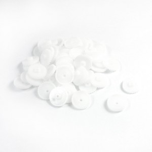 50 Pcs 28 Teeth 0.5 Modulus Plastic Speed Reduce Crown Motor Gear for RC Toy