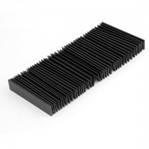 Protective Synthetic Rubber Rectangle Accordion Dust Cover 115 x 10 x 2cm