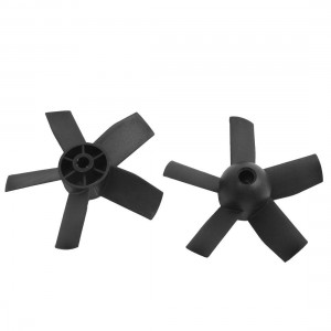 2pcs RC Helicopter Parts Plastic 5 Blades Ducted Fan Propellers 89mm