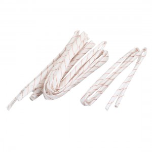 5 Pcs 85cm 33.5" Length 6mm Dia PVC Fiberglass Insulation Sleeve