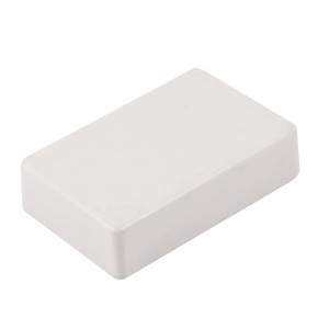 70mmx45mmx18mm Rectangle Shape Waterproof Sealed White Plastic Junction Box Case