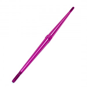 RC Airplane Replacement 3mm Dia Thread Adjustable Purple Aluminium Push Rod 5.3"