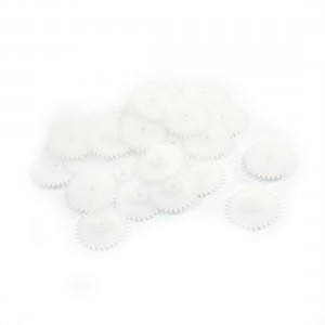 30Pcs 30Teeth 0.5 Modulus Plastic Single Steering Gear for Stepper Motor Gearbox