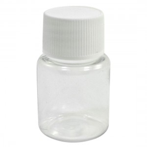 15ML Capacity Laboratory Storage Clear Plastic Widemouth Bottle