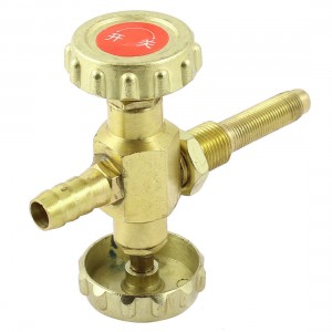 Pneumatic Fitting 9mm Threaded 11mm Hose Tail 3 Ways Connector Gas Valve