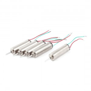 3.7V 66000RPM 4x12mm Wired Connector Coreless Micro DC Motor for Airplane Model