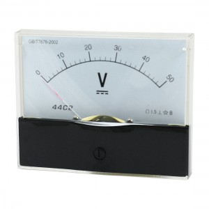 Class 1.5 DC 0-50V Range Analog Voltage Voltmeter Panel Meter 44C2