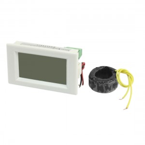 AC 80-300V 100A Black Digits LCD Panel Guage Meter Ammeter Voltmeter