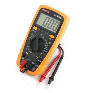 Battery Powered LCD Display Volt Current Capacitance Digital Multimeter