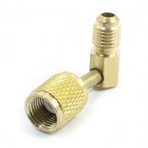 1/4NPT Male to 1/4NPT Female Thread 90 Degree Pipe Quick Connector Fitting
