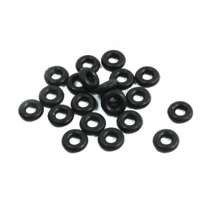20PCS Black Rubber 5mm x 2mm x 1.5mm Oil Seal O Rings Gaskets Washers