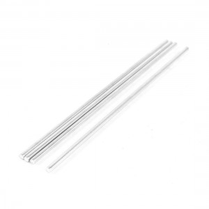 4pcs 100mm x 2mm Silver Tone Metal Round Rod Axles for RC Camper Model