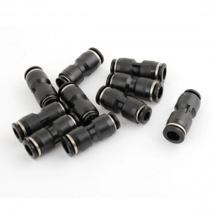 10 Pcs 6mm to 8mm Dia Air Tubing Quick Joiner Pneumatic Push In Connector