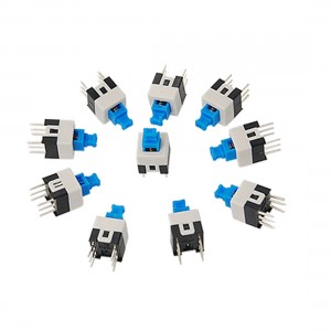 10 Pcs 7mm x 7mm Momentary Tact Tactile Switch Momentary 6Pin DIP