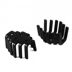 2pcs 45 x 37 x 25mm Heatsink Heat Dissipation Cooling Fin for TO-3 Package Type