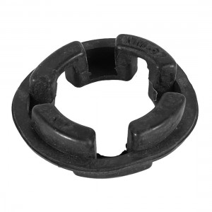 Rubber 67mm x 40mm x 18mm Shaft Coupling Insert Spider Black