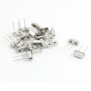 22pcs Silver Tone Metal Housing DIP Crystal Oscillator 16MHz 20PF for PC